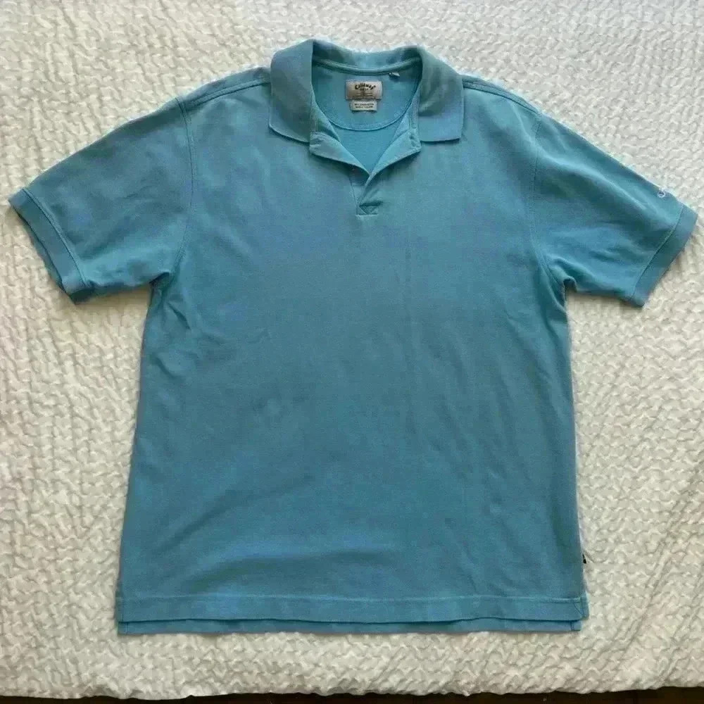Callaway Golf- Polo Shirt- Aqua- Large - Picture 5 of 5